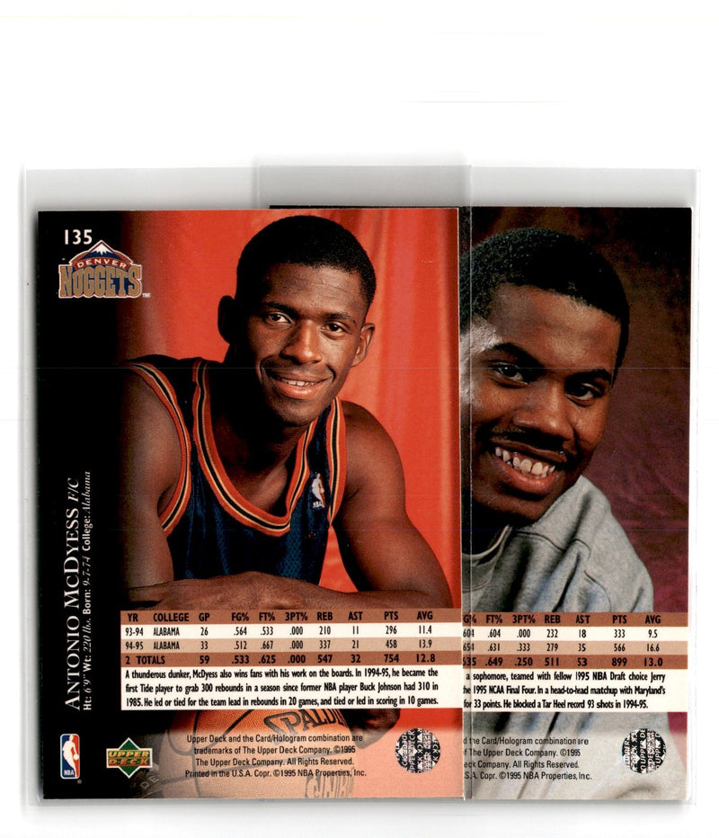 1995 Upper Deck Electric Court Antonio McDyess