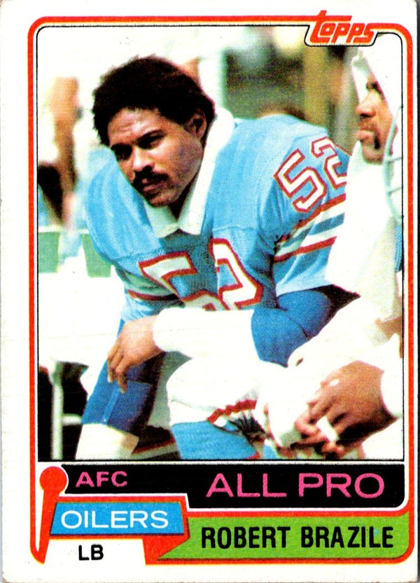 1981 Topps Robert Brazile #450