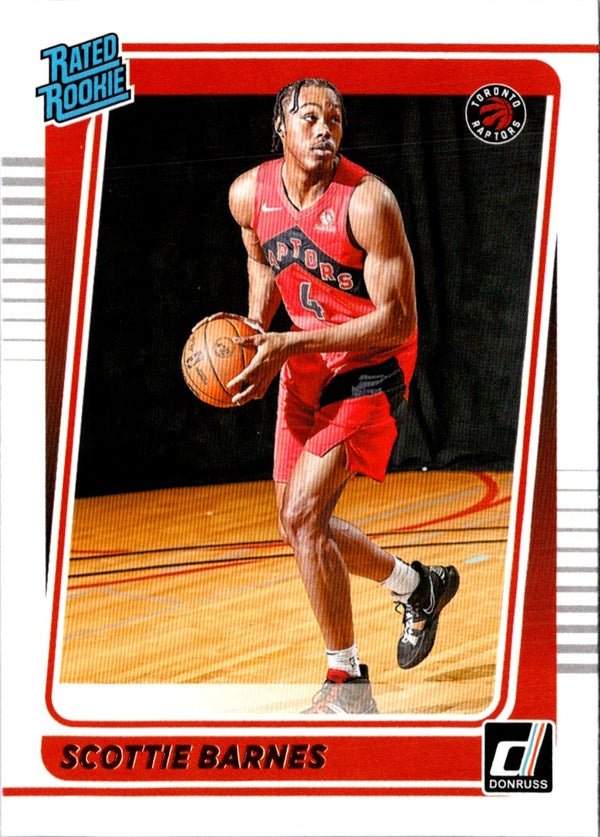 2021 Donruss Rated Rookies Scottie Barnes #236