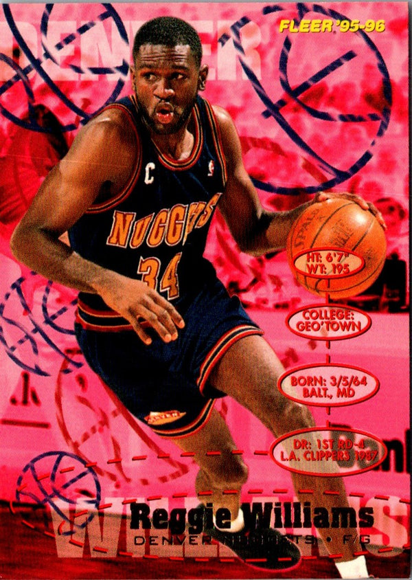 1995 Fleer European Reggie Williams #49