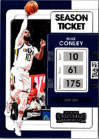 2021 Panini Contenders Ticket Mike Conley #51