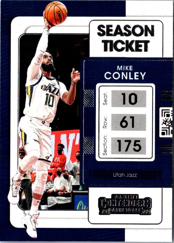 2021 Panini Contenders Ticket Mike Conley #51