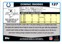 2006 Topps Dominic Rhodes #127