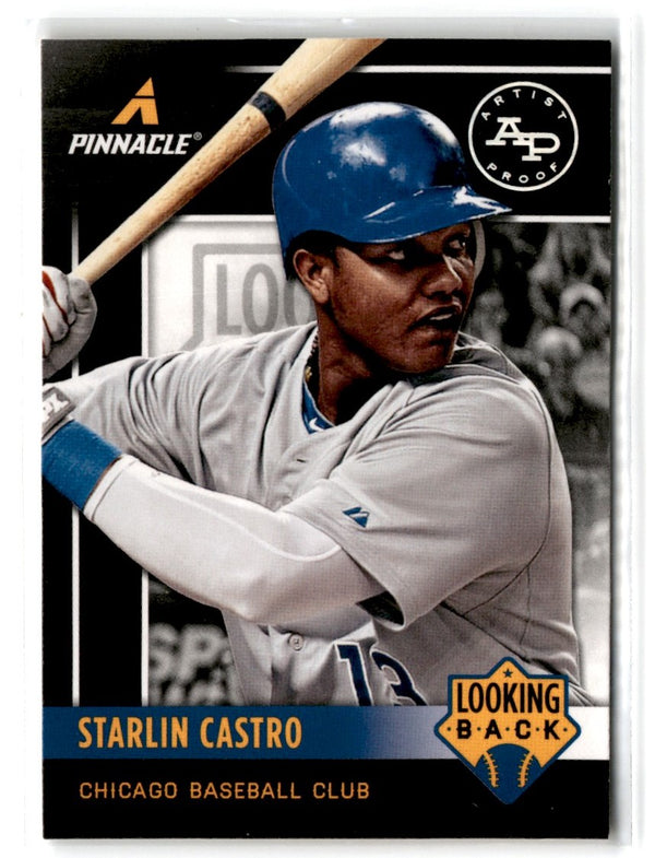 2013 Pinnacle Looking Back Artists Proof Blue Starlin Castro #LB2