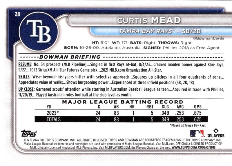 2024 Bowman Curtis Mead