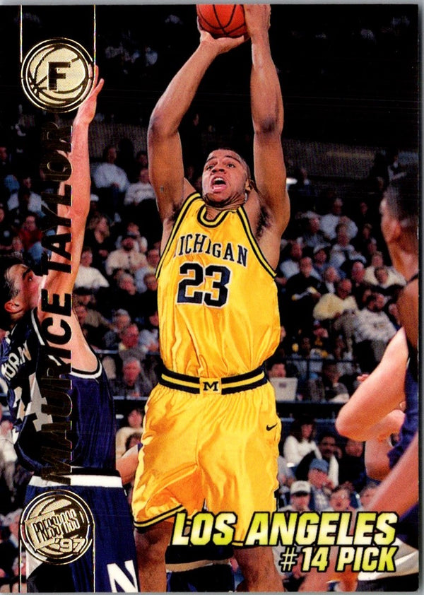 1997 Press Pass Double Threat Silver Maurice Taylor #14