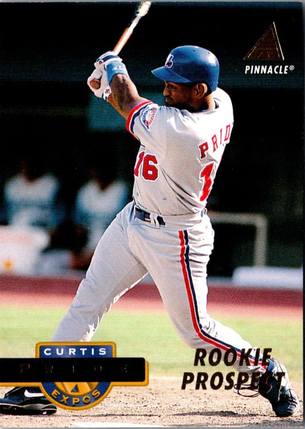 1994 Pinnacle Curtis Pride #230 Rookie