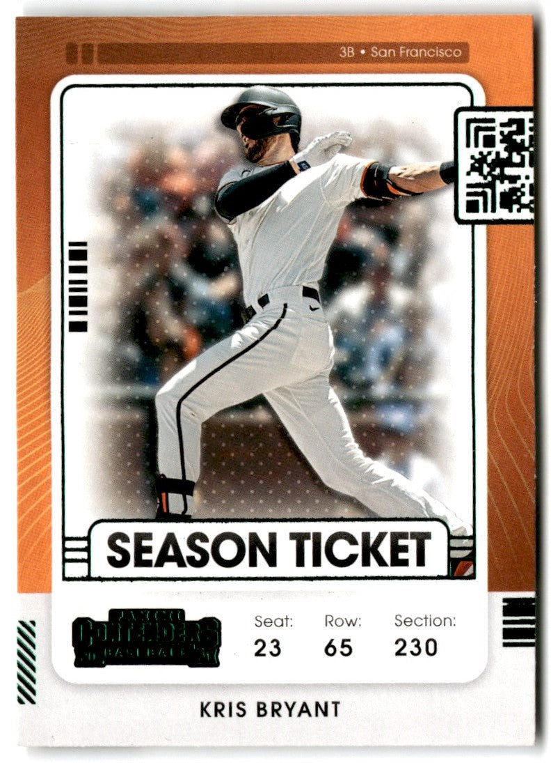 2021 Panini Contenders Kris Bryant