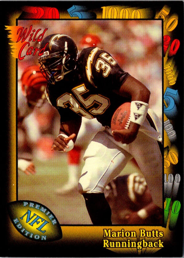 1991 Wild Card Marion Butts #83