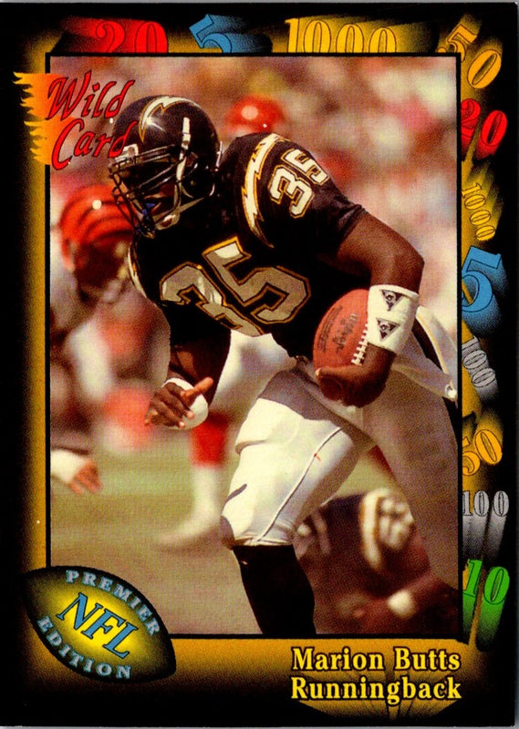 1991 Wild Card Marion Butts #83
