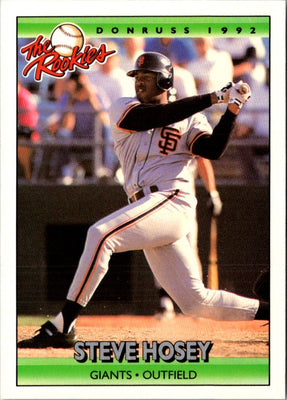1992 Donruss The Rookies Steve Hosey #54