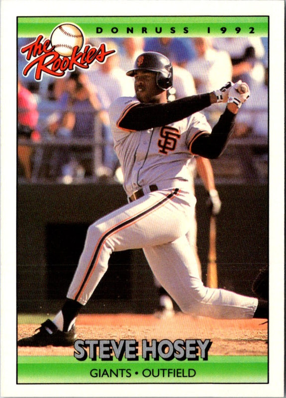 1992 Donruss The Rookies Steve Hosey #54