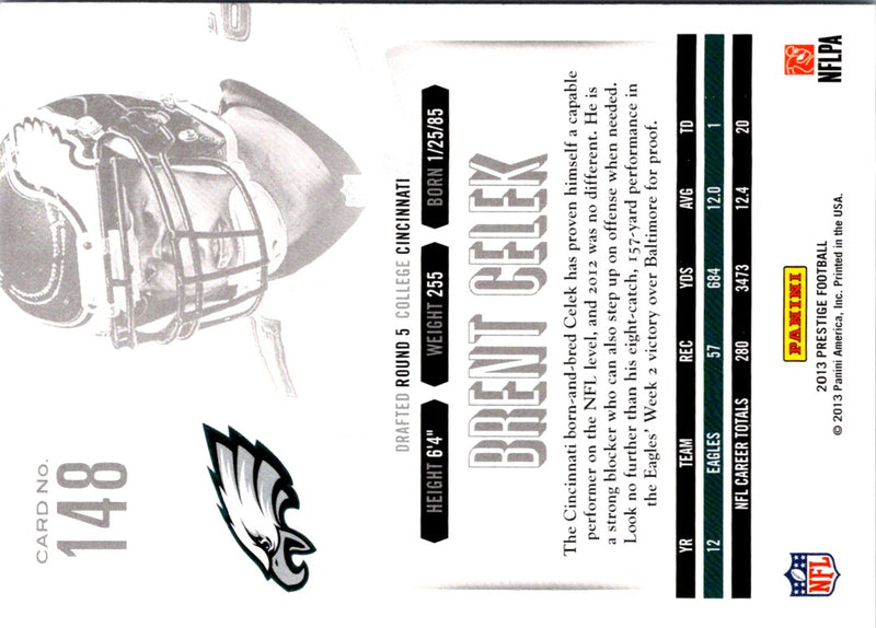 2013 Panini Prestige Brent Celek