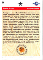 1992 Upper Deck Minors Damon Buford #51