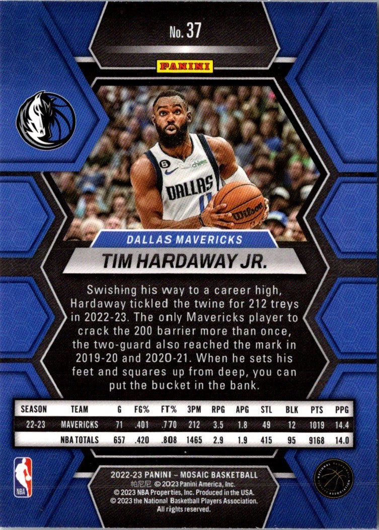 2022 Panini Mosaic Blue Tim Hardaway Jr.