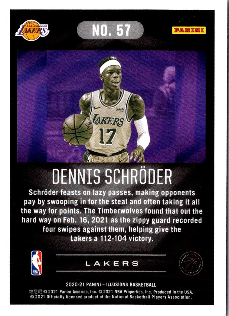 2020 Panini Illusions Dennis Schroder