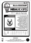 2023 Hoops Neon Green MarJon Beauchamp