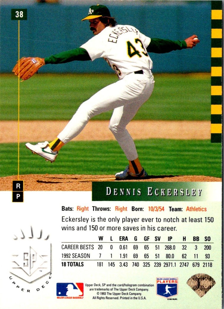1993 SP Dennis Eckersley