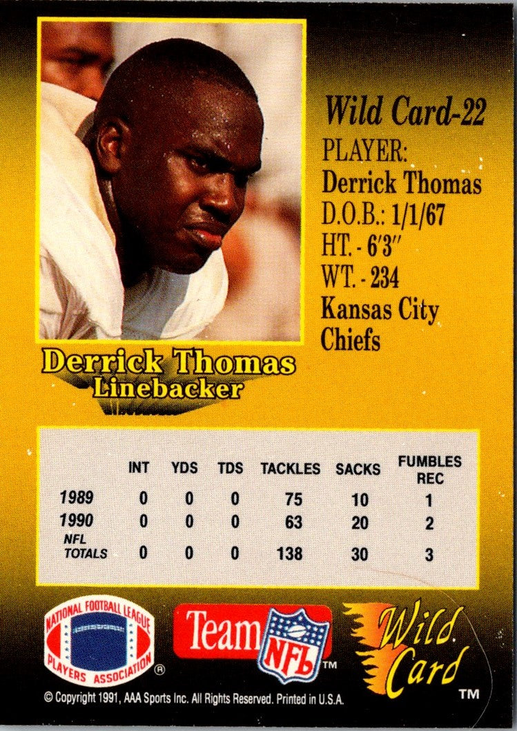 1991 Wild Card Derrick Thomas