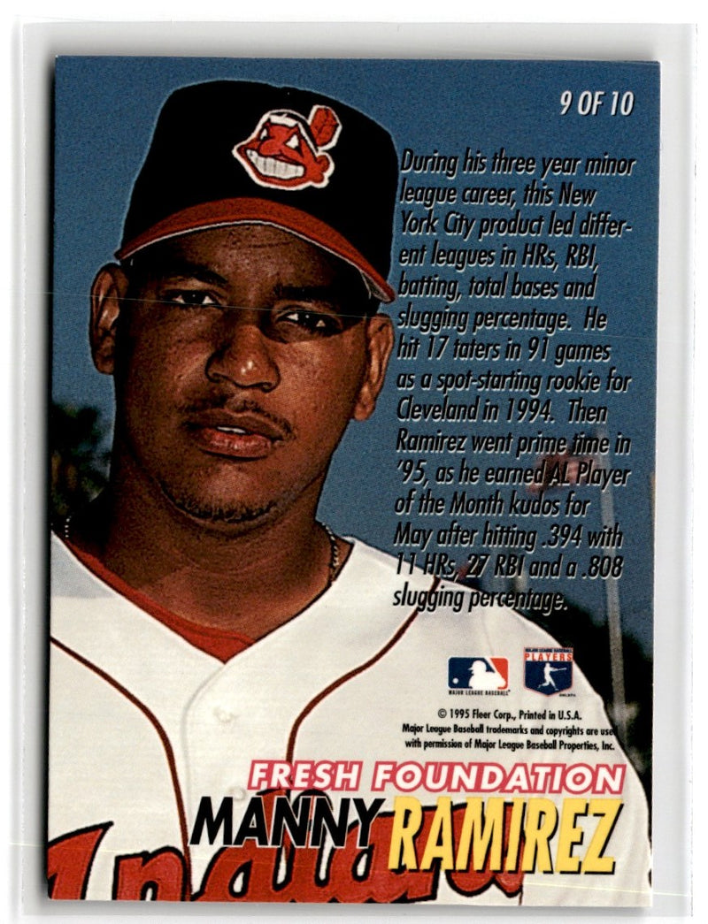 1995 Ultra All-Rookies Manny Ramirez