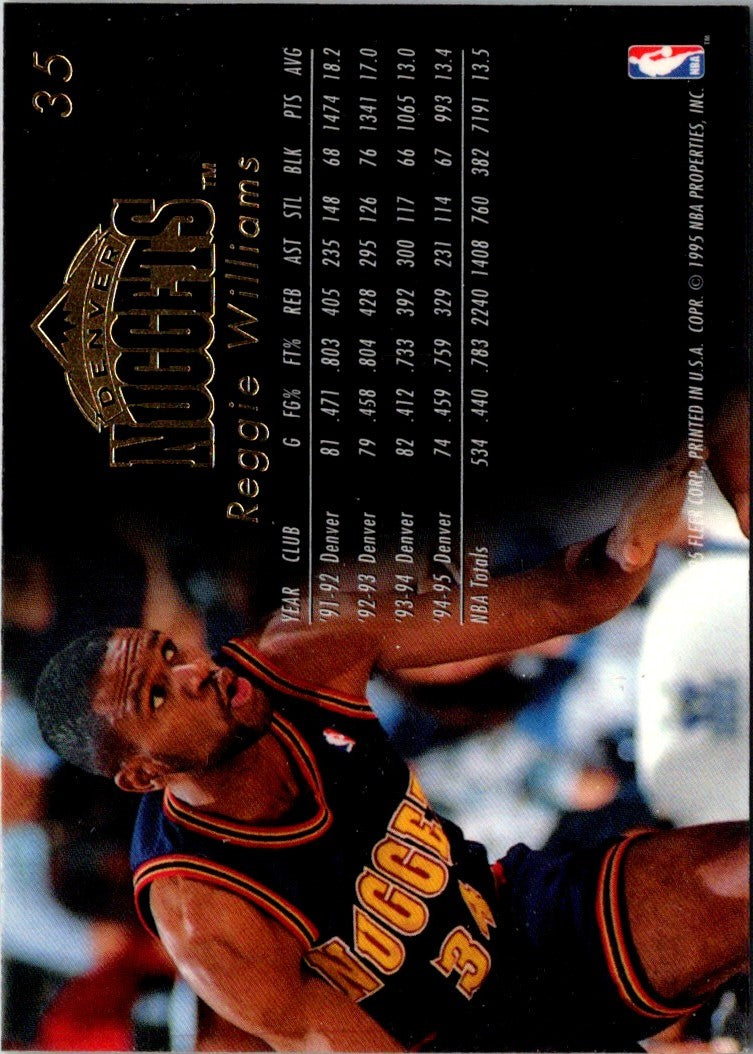 1995 Flair Reggie WIlliams