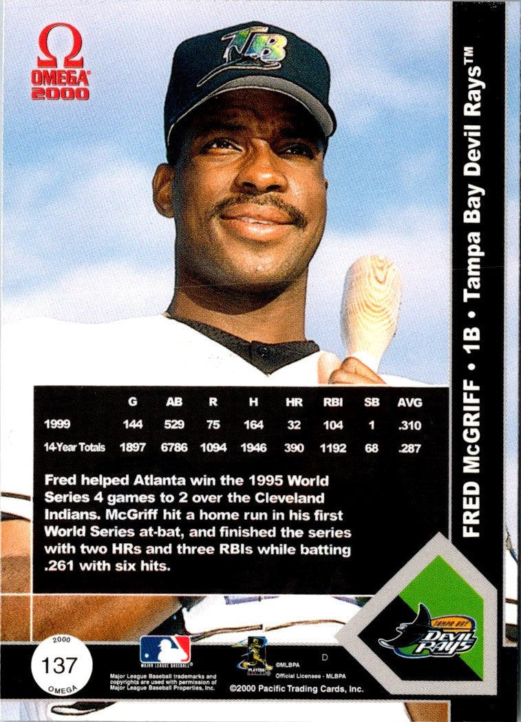 2000 Pacific Omega Fred McGriff