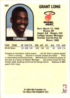 1989 Hoops Grant Long #141 Rookie