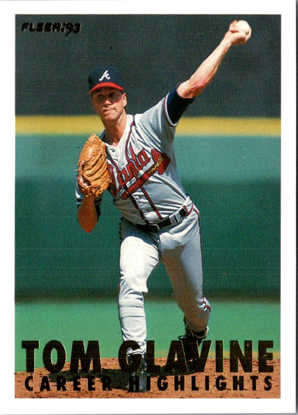 1993 Fleer Tom Glavine Career Highlights Tom Glavine #10