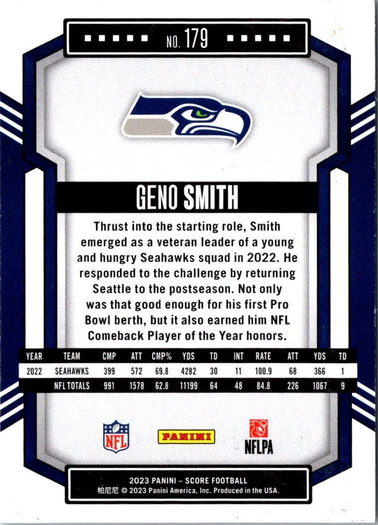 2023 Score Geno Smith