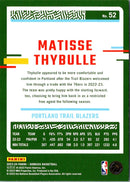 2023 Donruss Red Matisse Thybulle