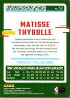 2023 Donruss Red Matisse Thybulle #52