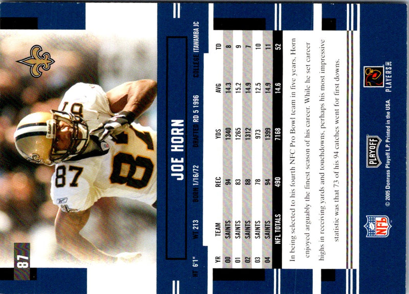 2005 Playoff Prestige Joe Horn