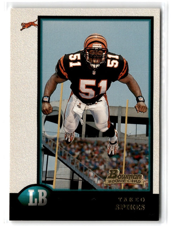 1998 Bowman Takeo Spikes #4 Rookie