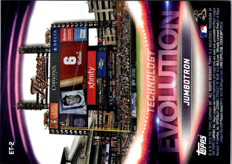 2019 Topps Evolution Technology Scoreboard/Jumbotron