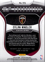 2019 Panini Dylan Windler #173 Rookie