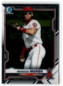 2021 Bowman Chrome Prospects Atomic Refractor Brandon Marsh