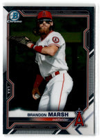 2021 Bowman Chrome Prospects Atomic Refractor Brandon Marsh #BCP-112