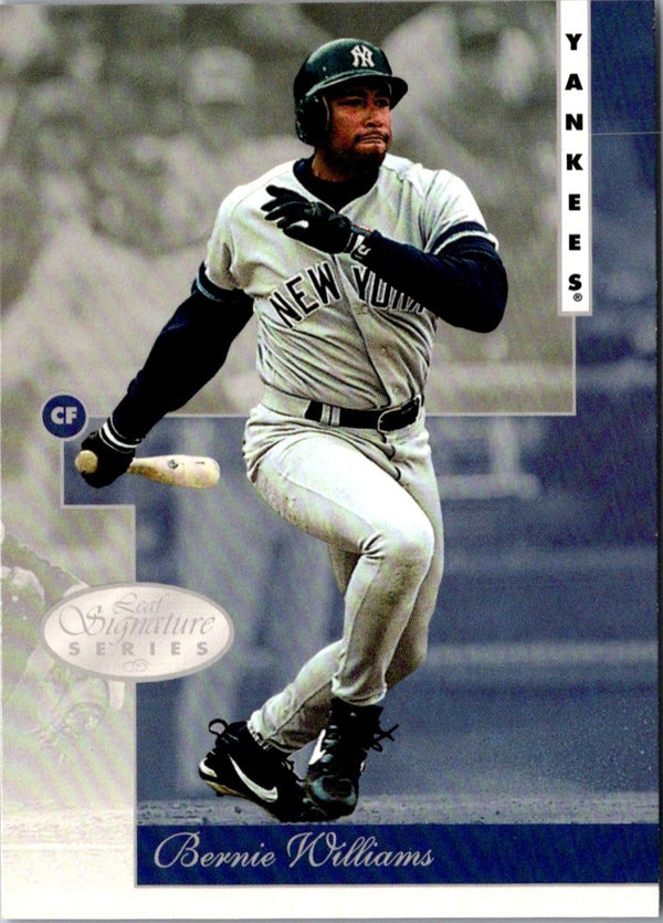 1996 Leaf Signature Series Bernie Williams #17