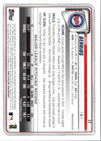 2020 Bowman Jose Berrios #32