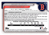 2024 Bowman Prospects Allan Castro #BP-14