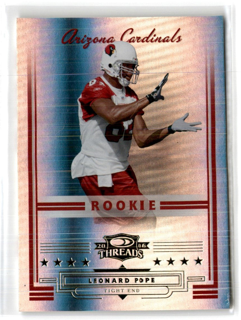 2006 Donruss Threads Leonard Pope