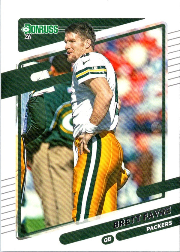 2021 Donruss Press Proof Green Brett Favre #156