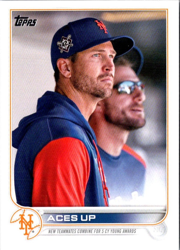 2022 Topps Update Aces Up (Max Scherzer/Jacob deGrom) #US288