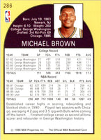 1990 Hoops Mike Brown #286