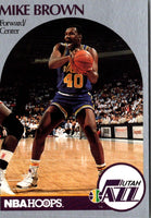 1990 Hoops Mike Brown #286