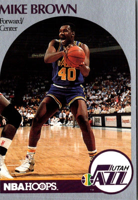 1990 Hoops Mike Brown #286