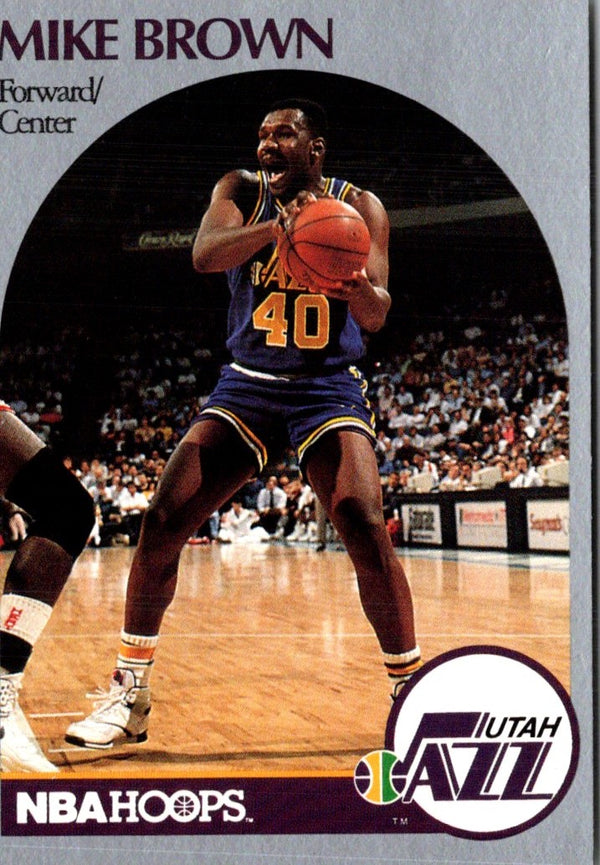 1990 Hoops Mike Brown #286