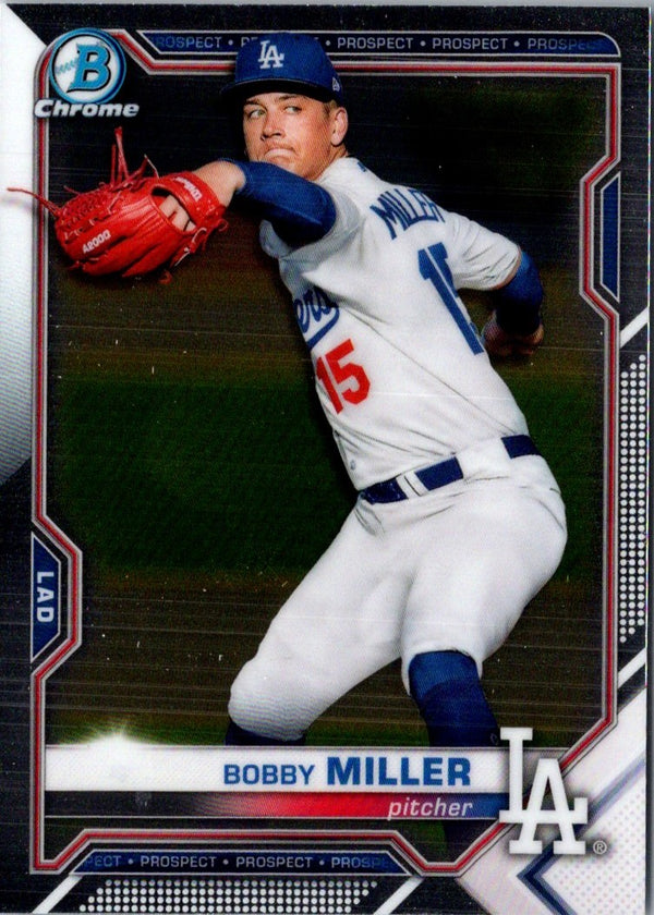 2021 Bowman Chrome Prospects Bobby Miller #BCP-75