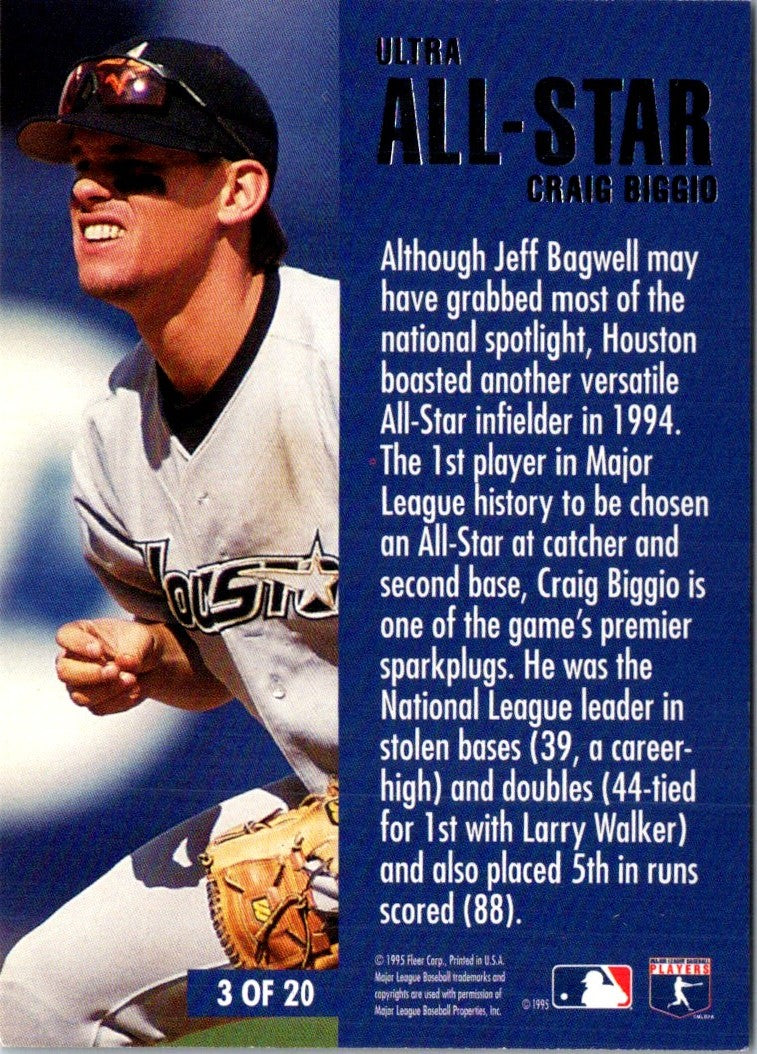 1995 Ultra All-Stars Craig Biggio