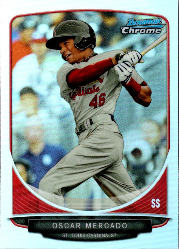 2013 Bowman Draft Picks & Prospects Chrome Oscar Mercado #BDPP36